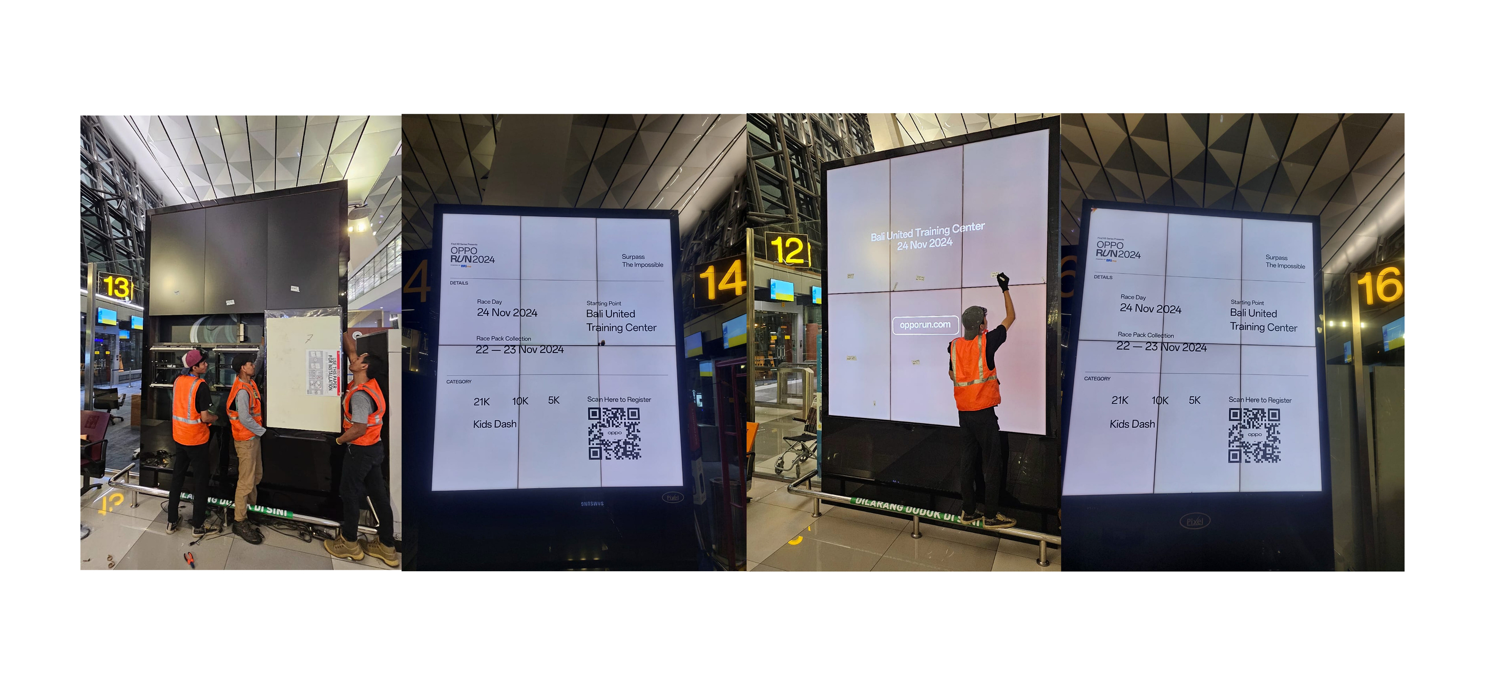 Implementasi VideoWall Display untuk Digital Gate Information di Bandara Internasional
