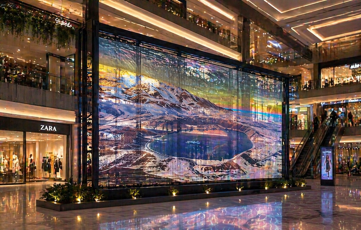 Apa Itu LED Transparent? Mengenal Teknologi Display Transparan Modern