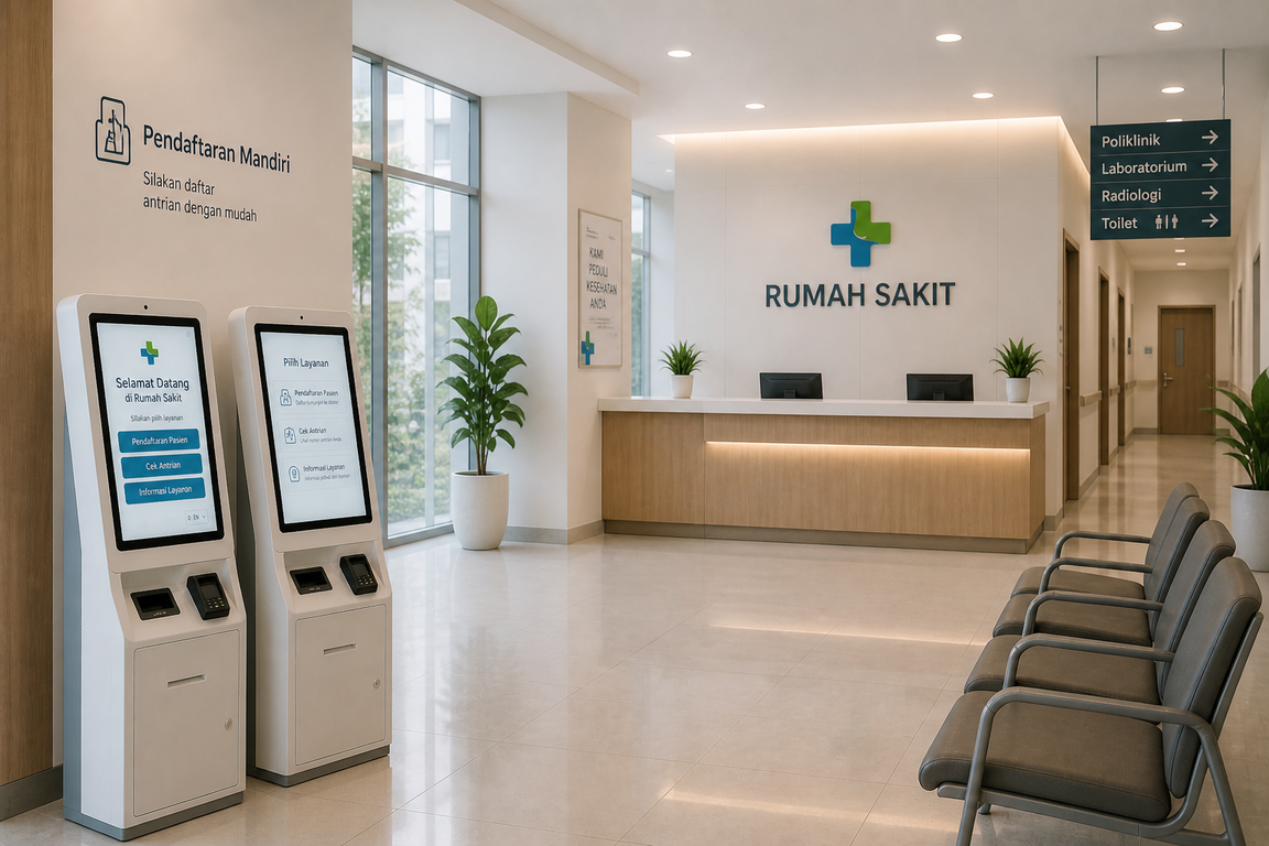 Registrasi Mandiri di Klinik dan Rumah Sakit dengan Kiosk: Solusi Cepat dan Efisien